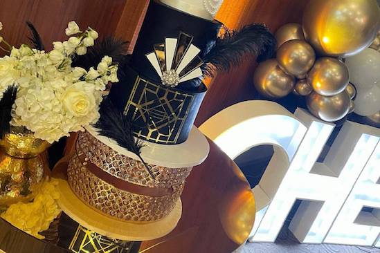 Gatsby-themed cake