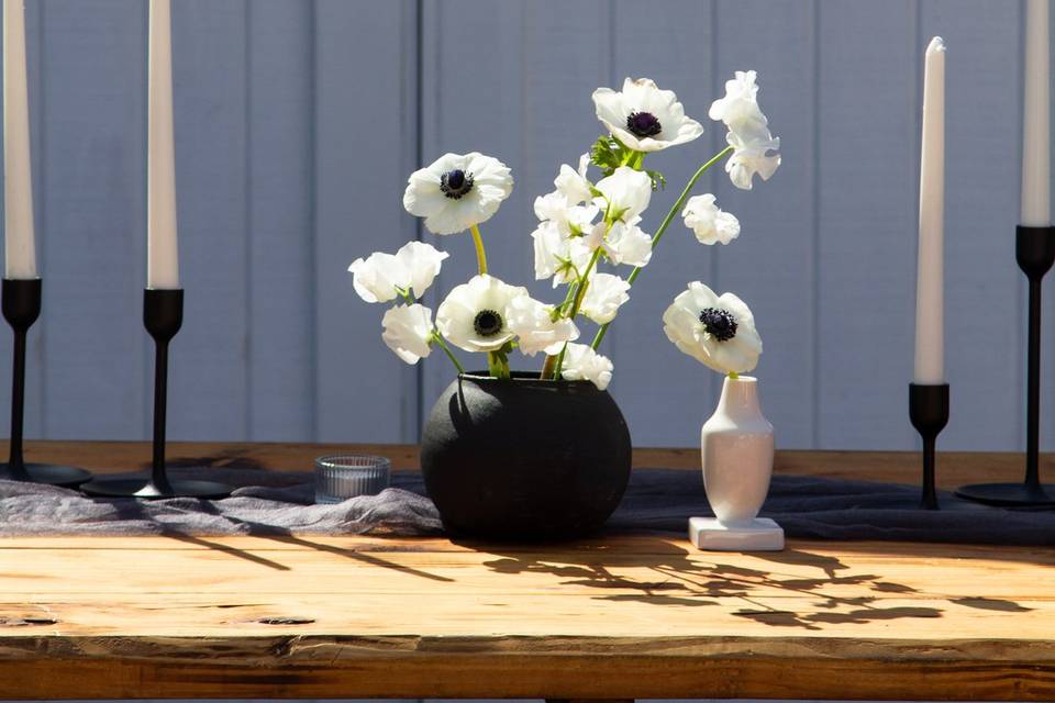 Spring Table scape Details