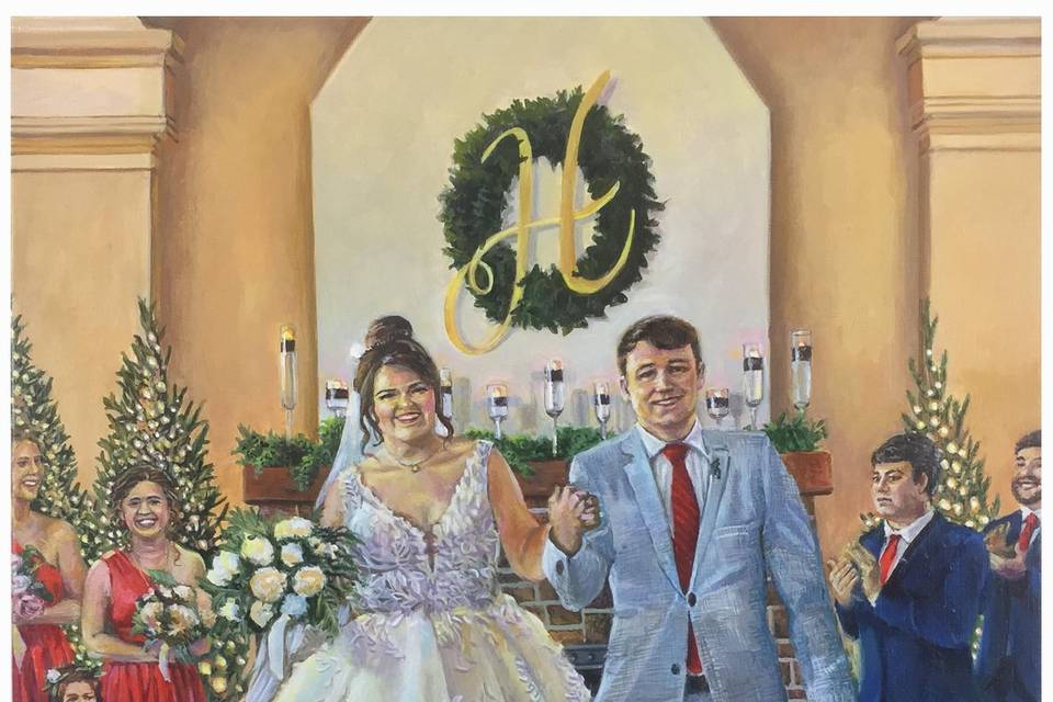 Pinehurst, NC Wedding Painting