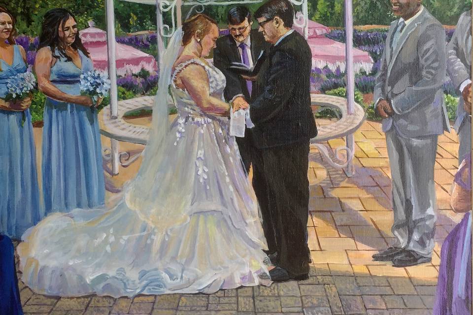NC Live Wedding Painting
