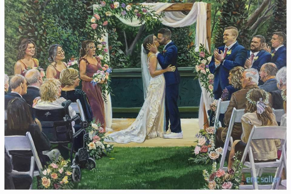 Charlotte, NC Wedding Painting