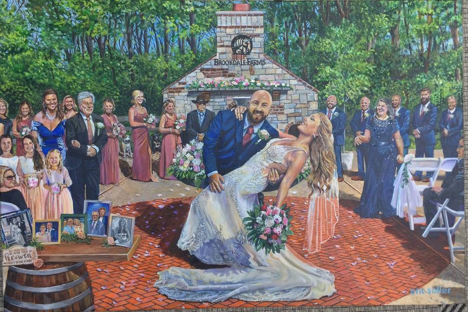 Eureka MO Wedding Painting