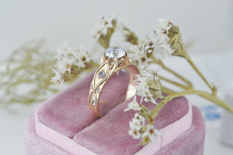 Moissanite Ring