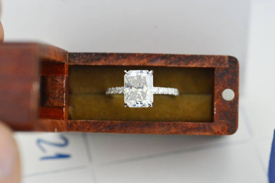 Moissanite Ring