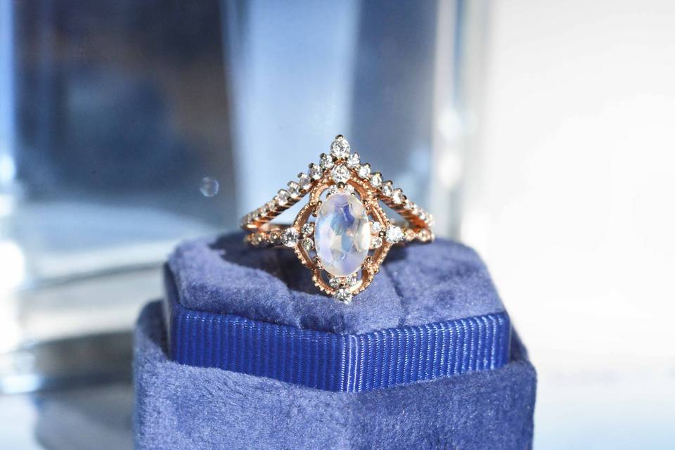 Moonstone Ring