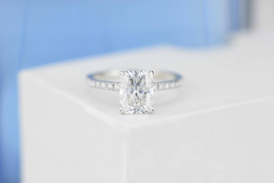 Moissanite Ring