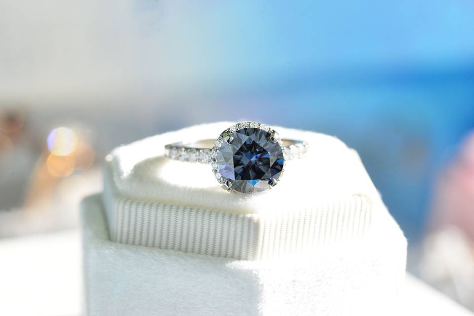 Moissanite Ring