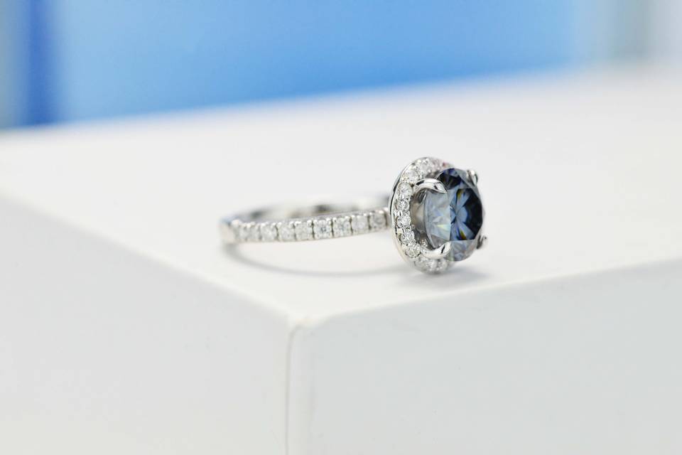 Moissanite Ring