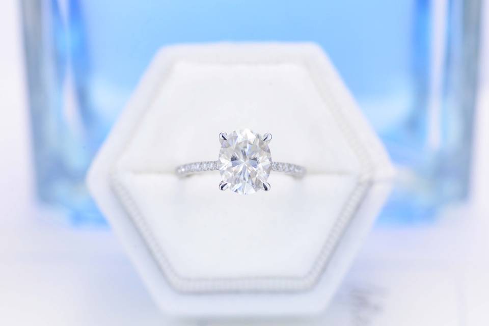 Moissanite Ring