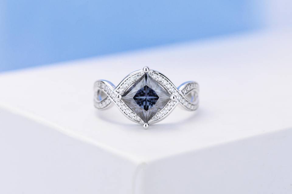 Moissanite Ring