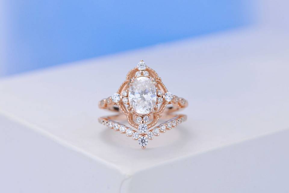 Moissanite Ring