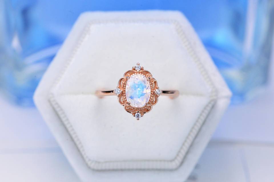 Moissanite Ring