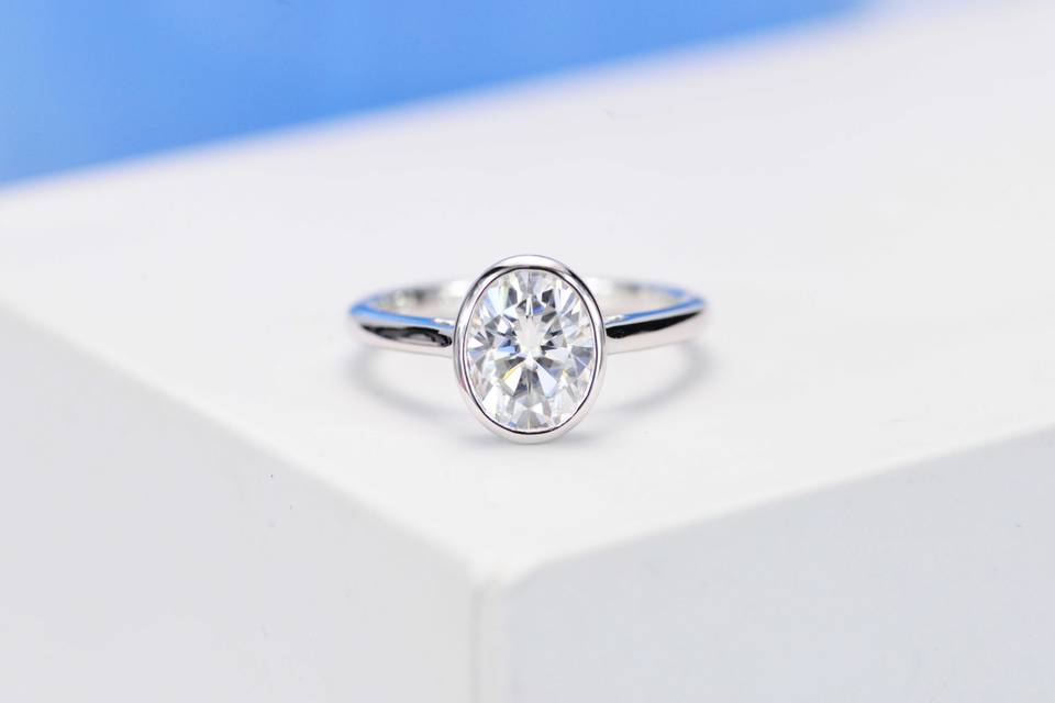 Moissanite Ring