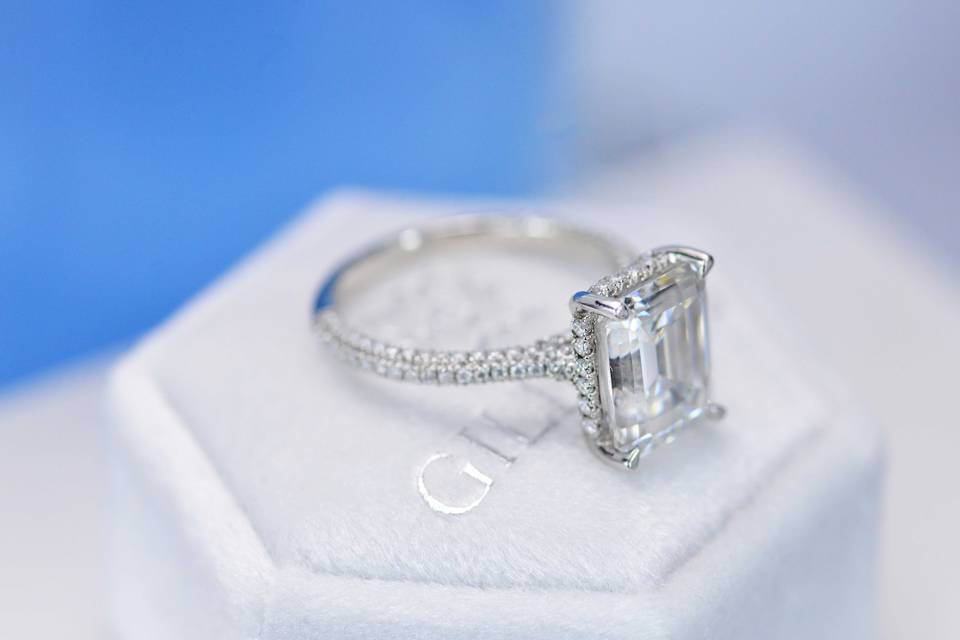 Moissanite Ring