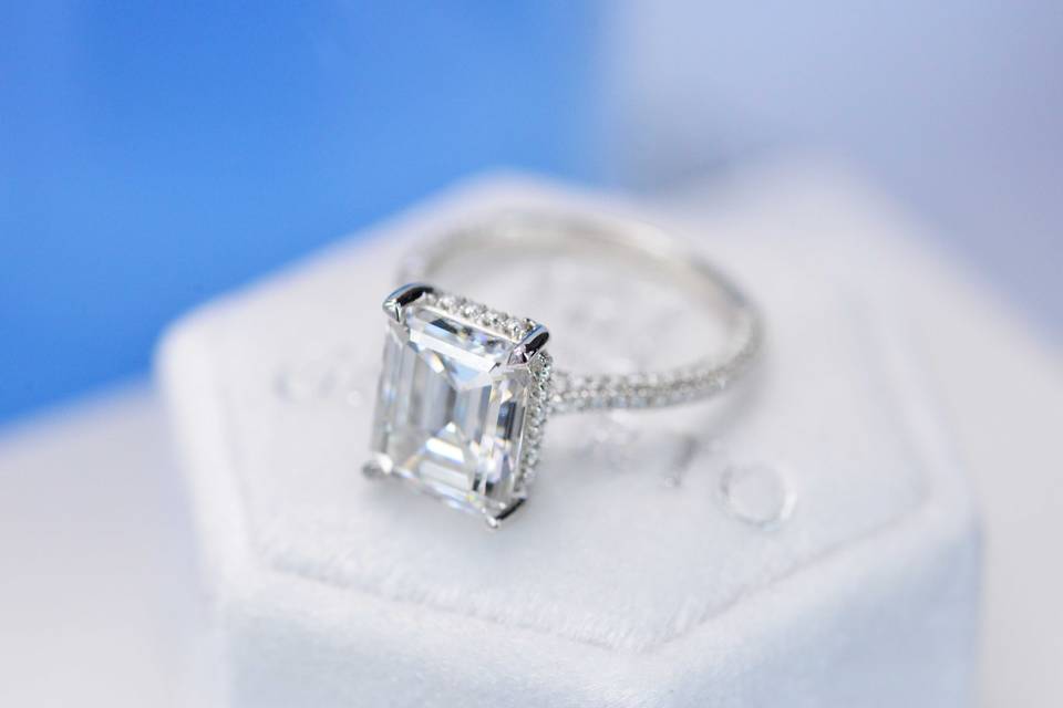 Moissanite Ring