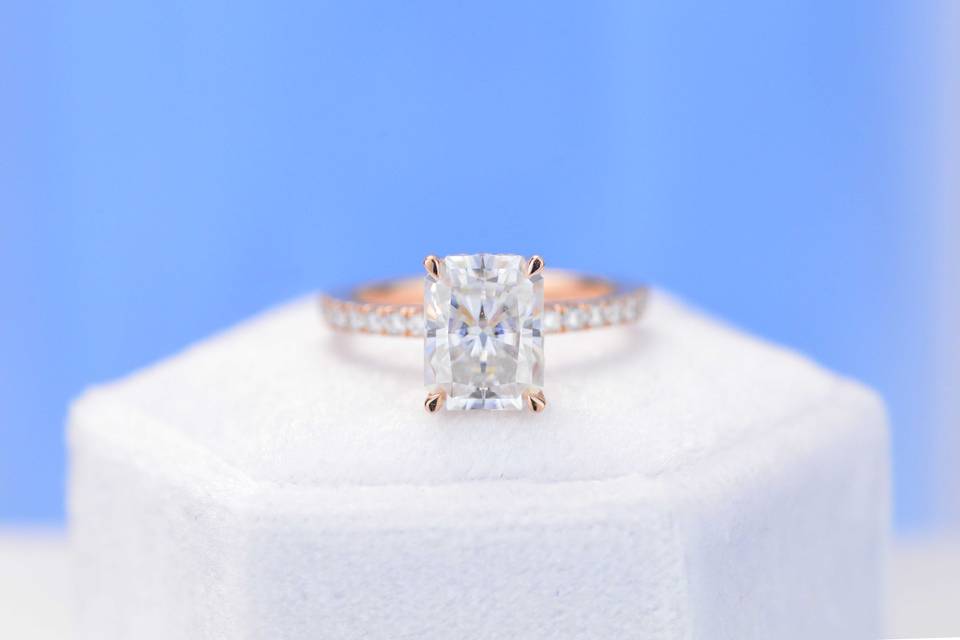 Moissanite Ring