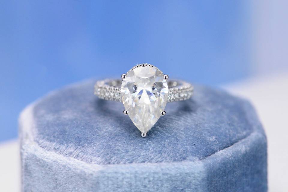 Moissanite Ring