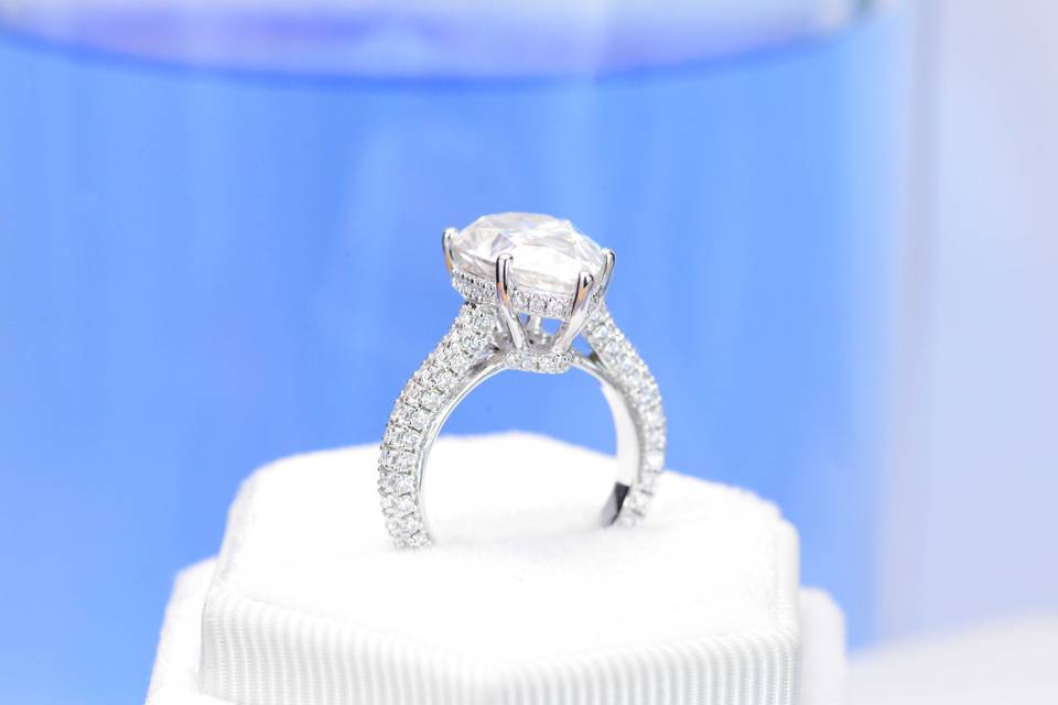 Moissanite Ring