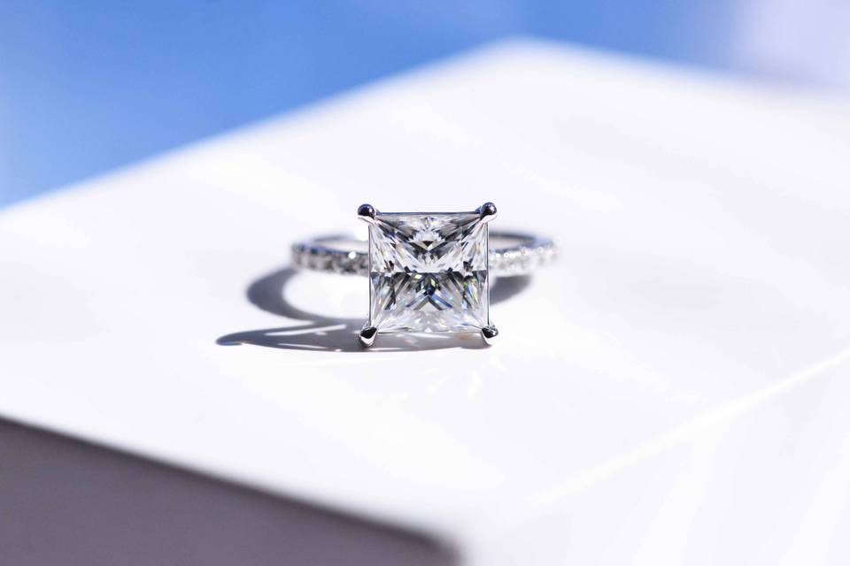 Moissanite Ring