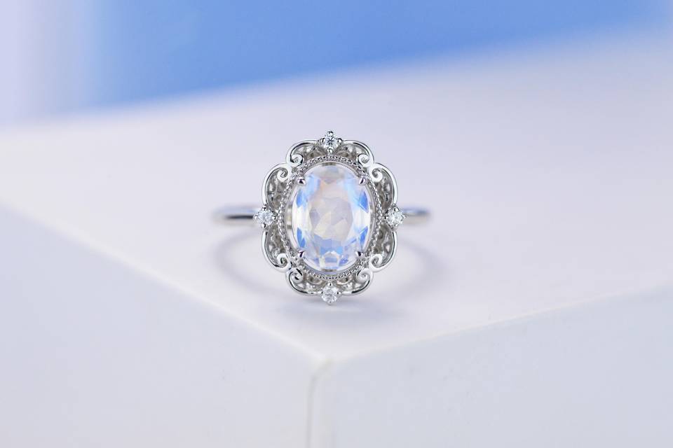 Moissanite Ring