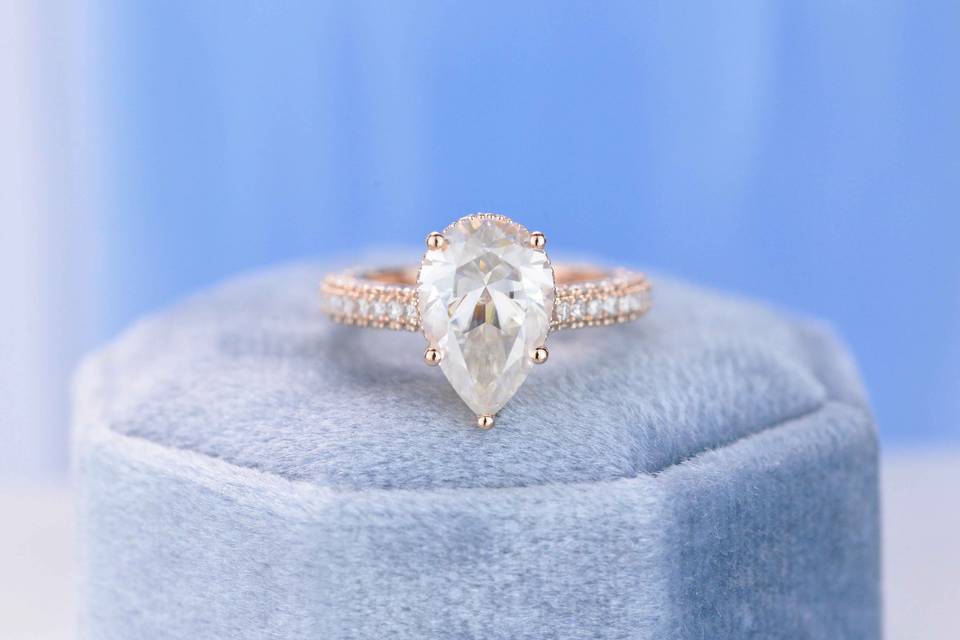 Moissanite Ring