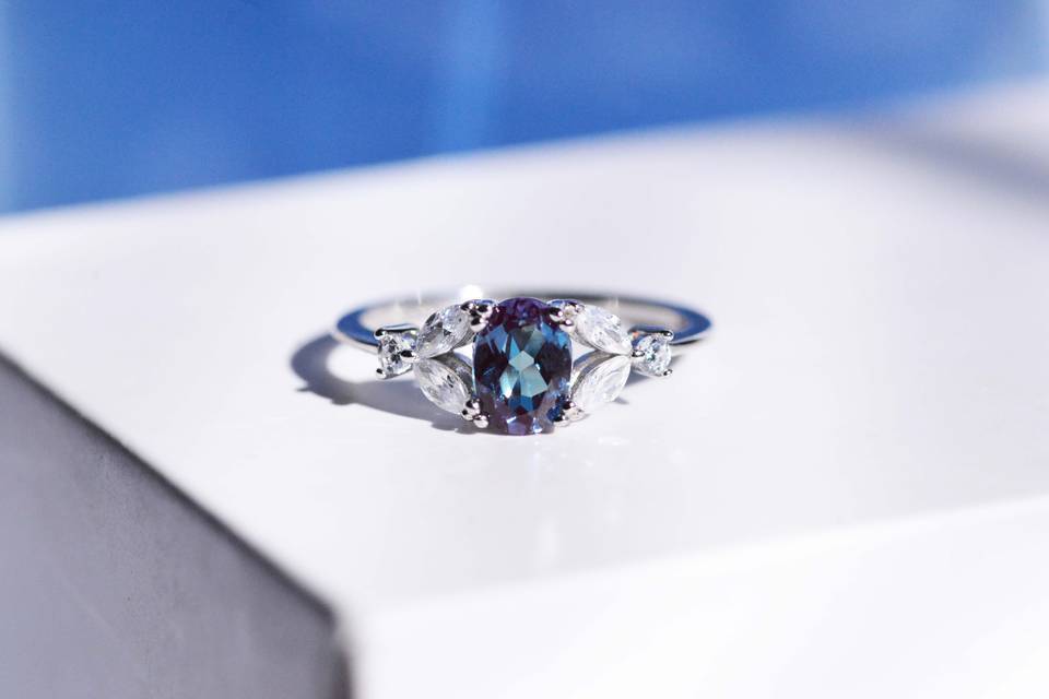 Moissanite Ring