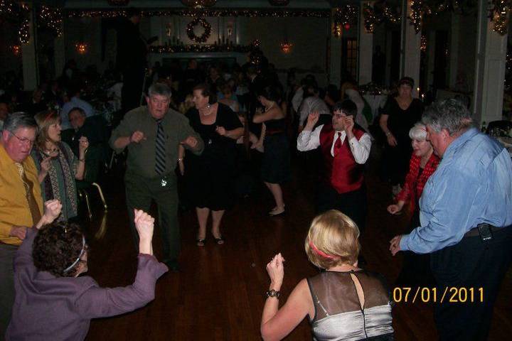 Wedding dance party