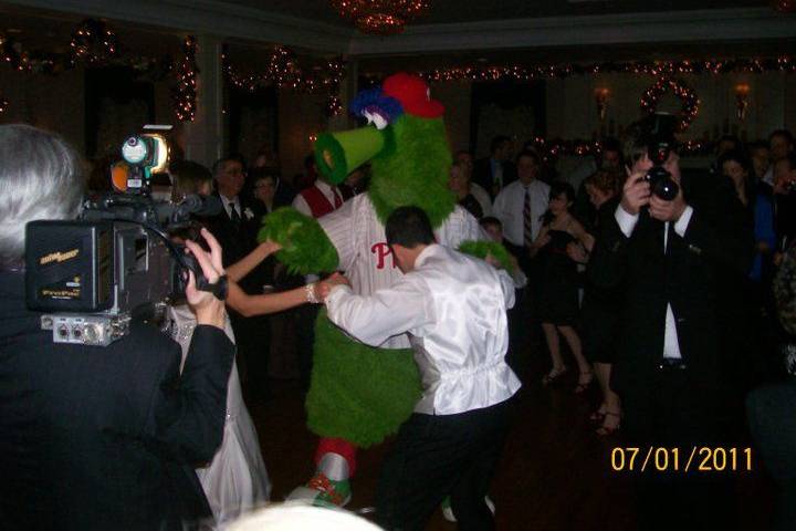 Wedding dance party