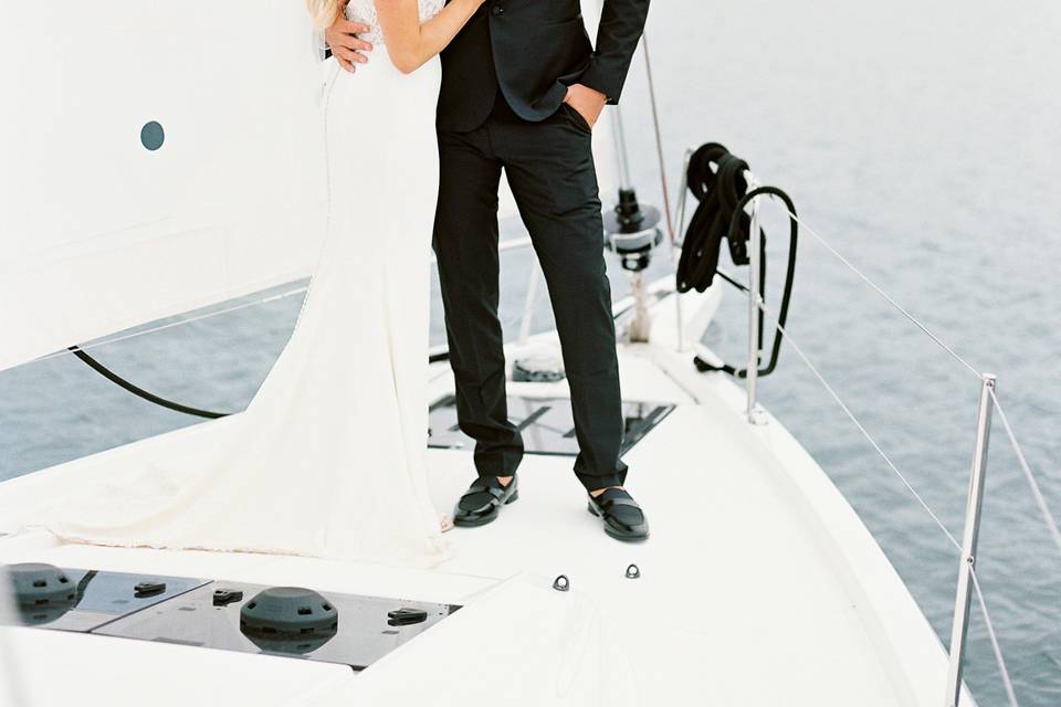 Bayfield, WI Sailboat Wedding