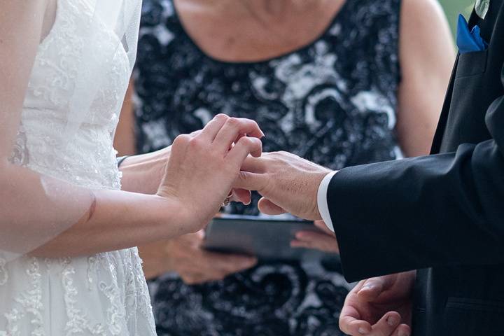 Putting on the rings