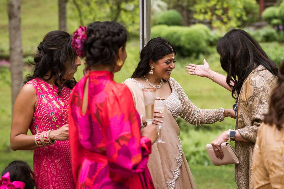 Candids with guests