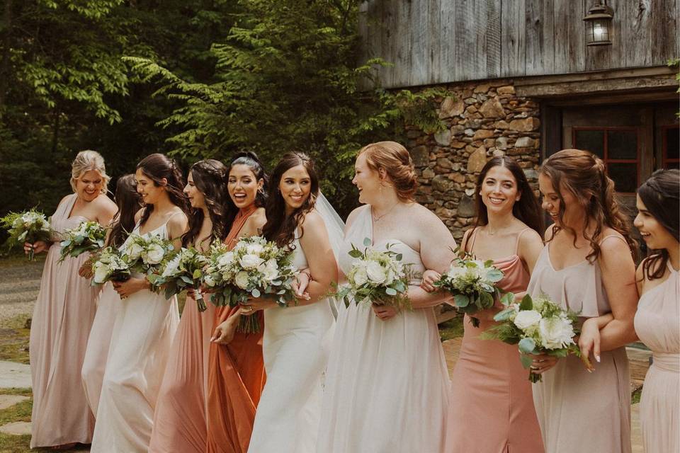 Blush Bridal Party