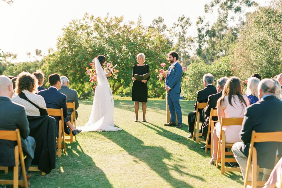 Croquet Lawn Ceremony