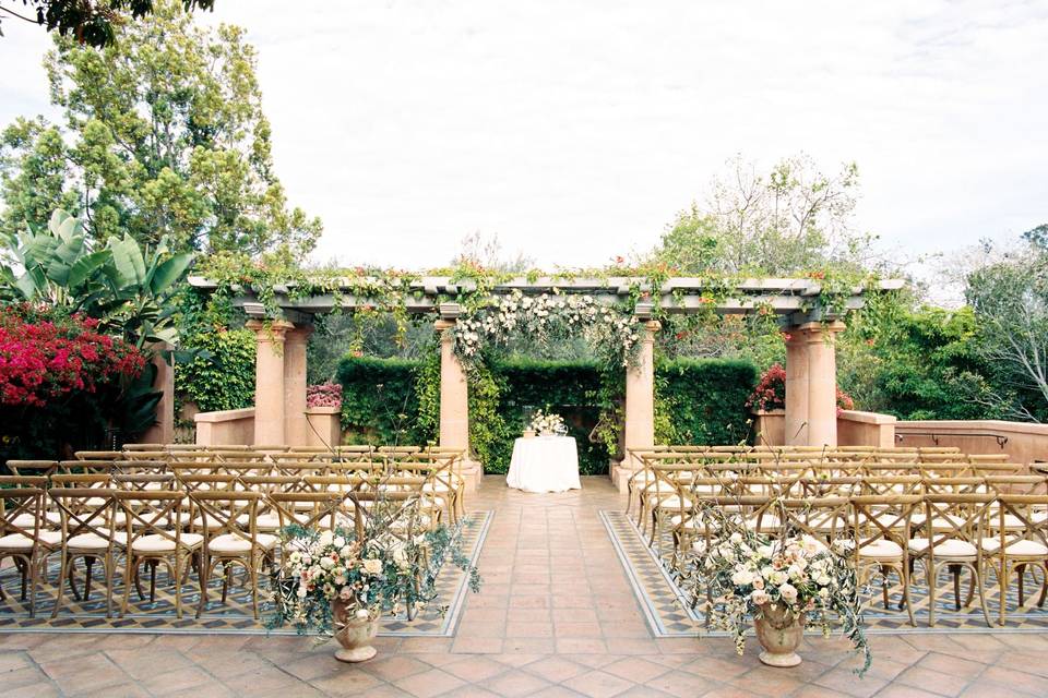 Sunrise Patio Ceremony