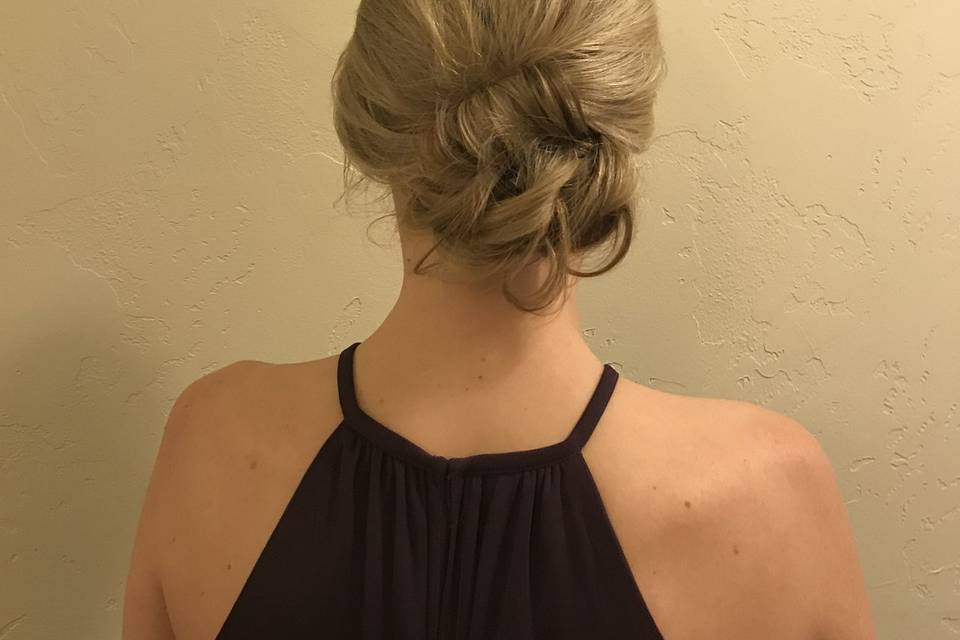Sophisticated updo