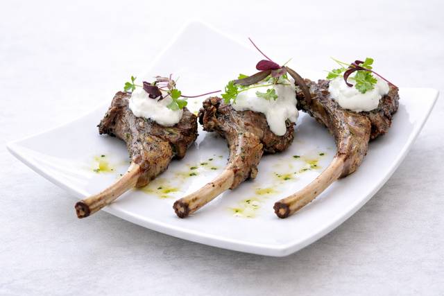 Lamb Chops with Tzatziki