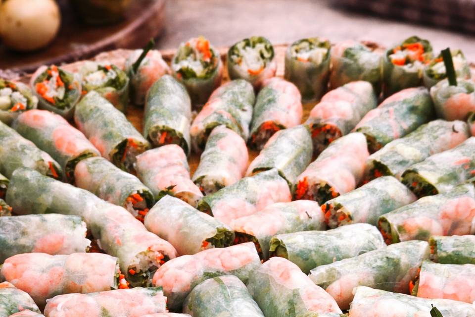 Fresh Shrimp Spring Rolls