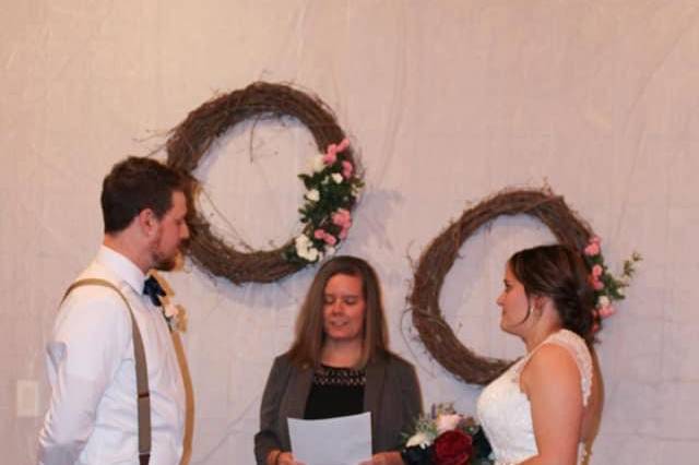 Morgan & Austin Ceremony Pic