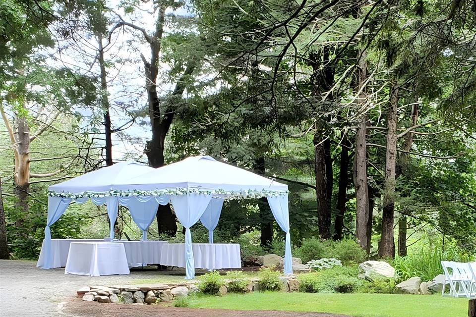 Bridal shower tent