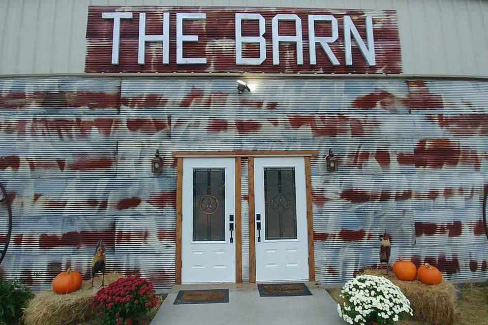 Entrance of the barn