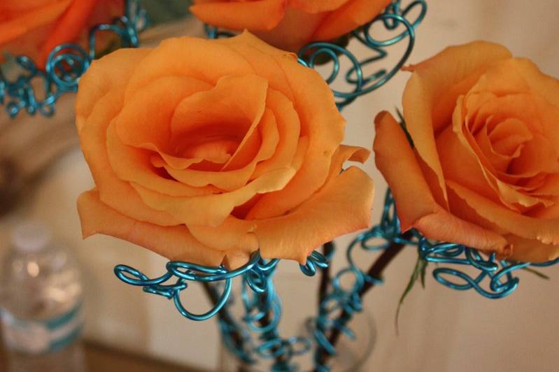 Bridesmaid Single Stem Roses