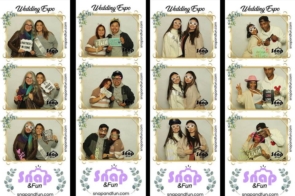 Strips from Our Wedding Expo
