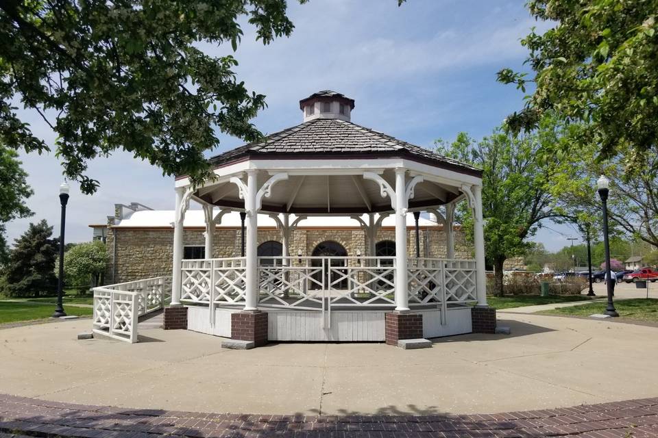 Gazebo for outdoor ceremony