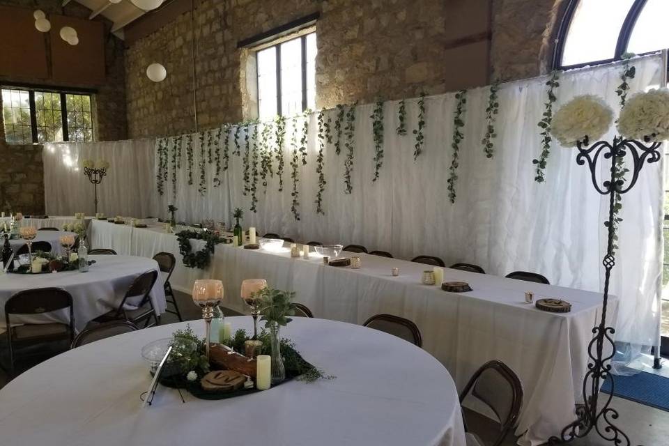 Wedding white decor