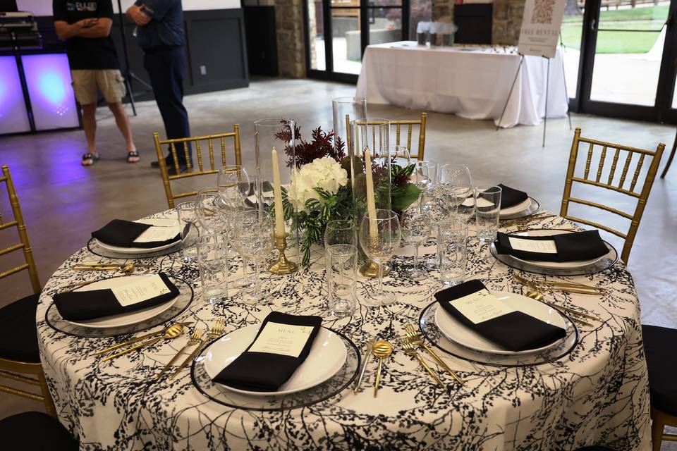 Table set up