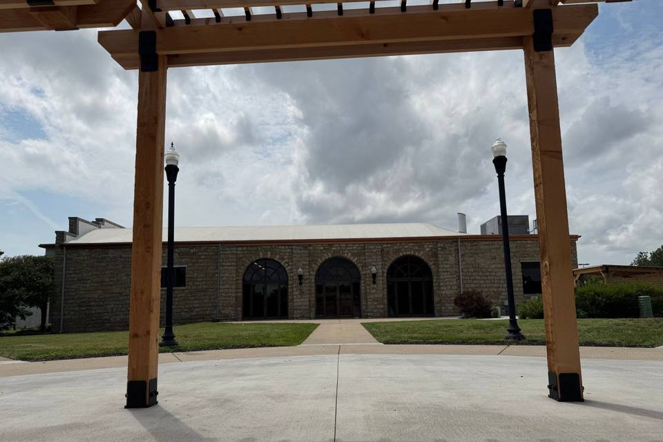 View from pergola