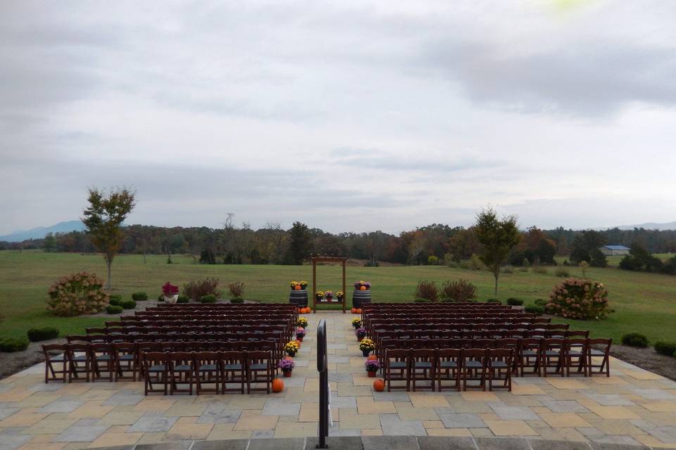 Rustic wedding venue