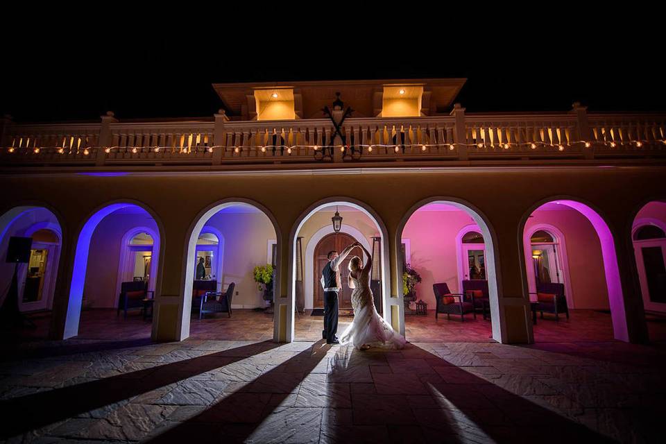 Dancing the night away on the front courtyard. Picture Taken By: Marek K. Photography