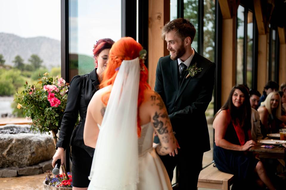 Indoor ceremony