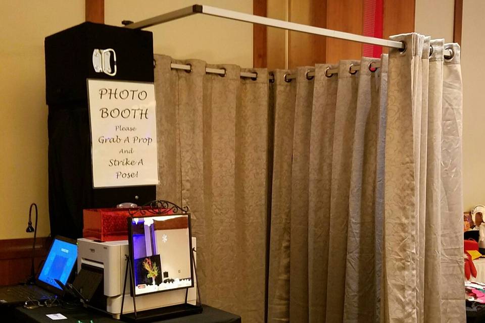 Photo booth section